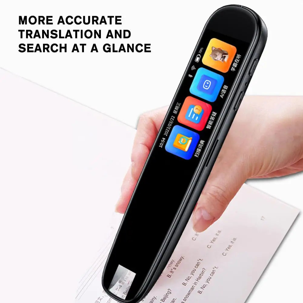 Portable Mini Scanning Reading Pen Translator 112 Language WiFi Mobile Smart Scanner Vioce Translator Dictionary Business