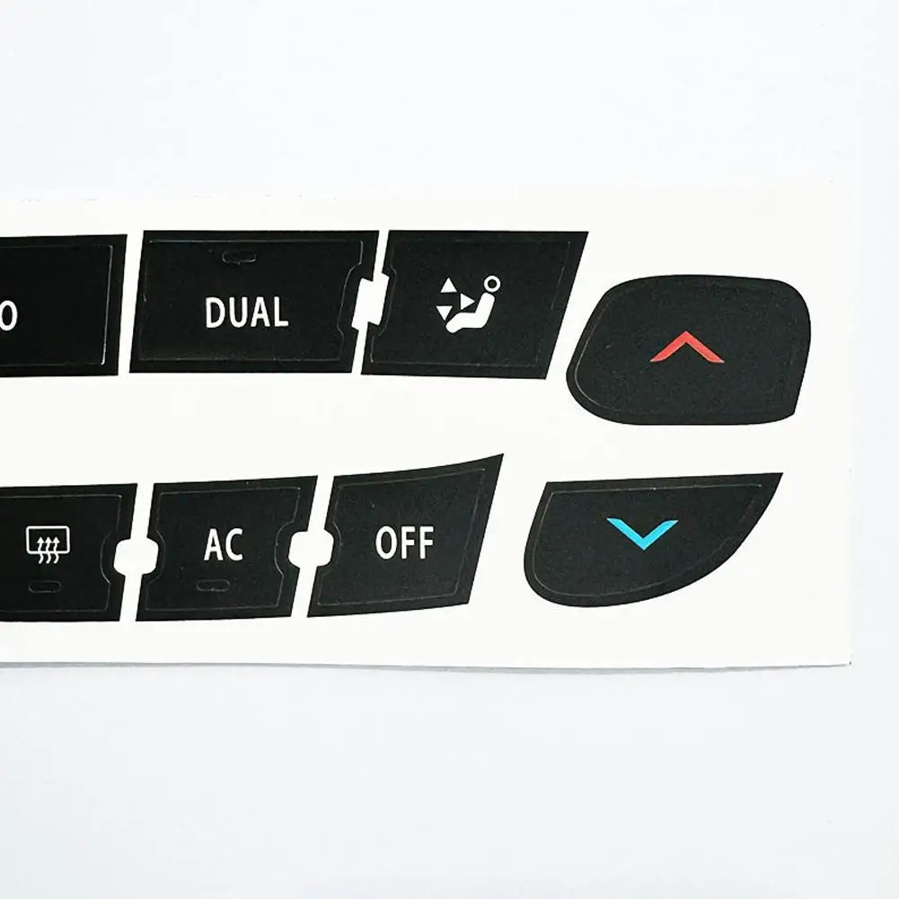 Air Conditioning Control Panel Button Repair Sticker For Renault Megane/ Master/ Scenic Radio Audio Button Repair Decals Sticker