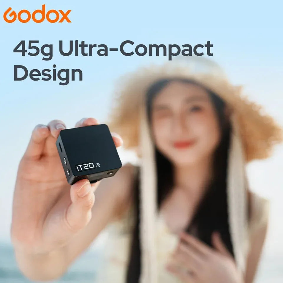 Godox iT20 Mini TTL Auto Camera Flash 1.5S Rapid Recycling Portrable on Camera Flash for Sony Canon Fuji Fuji Ricoh