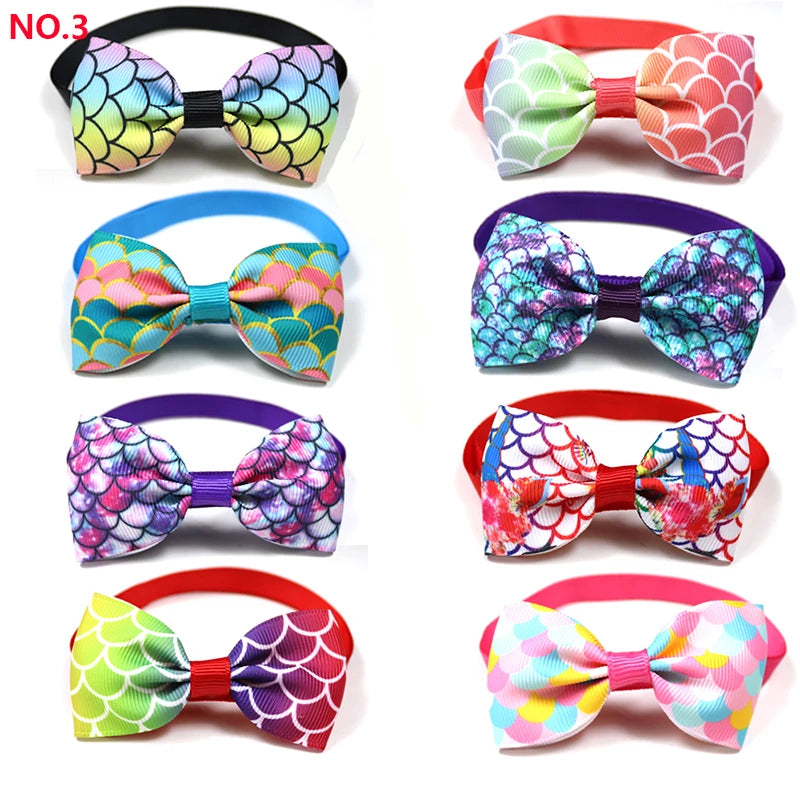 20pcs Dog Acccessories Dog Bow Tie  Bulk Dog Collar Bow Dog Bowtie Small Dog Cat Pet Supplies Dog Fashion Accessoreis Bow
