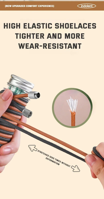 New Elastic Laces Sneakers Tennis Round Shoe laces Without ties Kids Adult Rubber Bands No Tie Shoelace Shoe Accessories