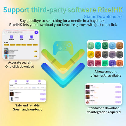 Anbernic RG34XX Handheld Game Console 3.4" IPS Screen Linux 64bit Retro Gaming Player Support WiFi Bluetooth HD TV Out Streaming