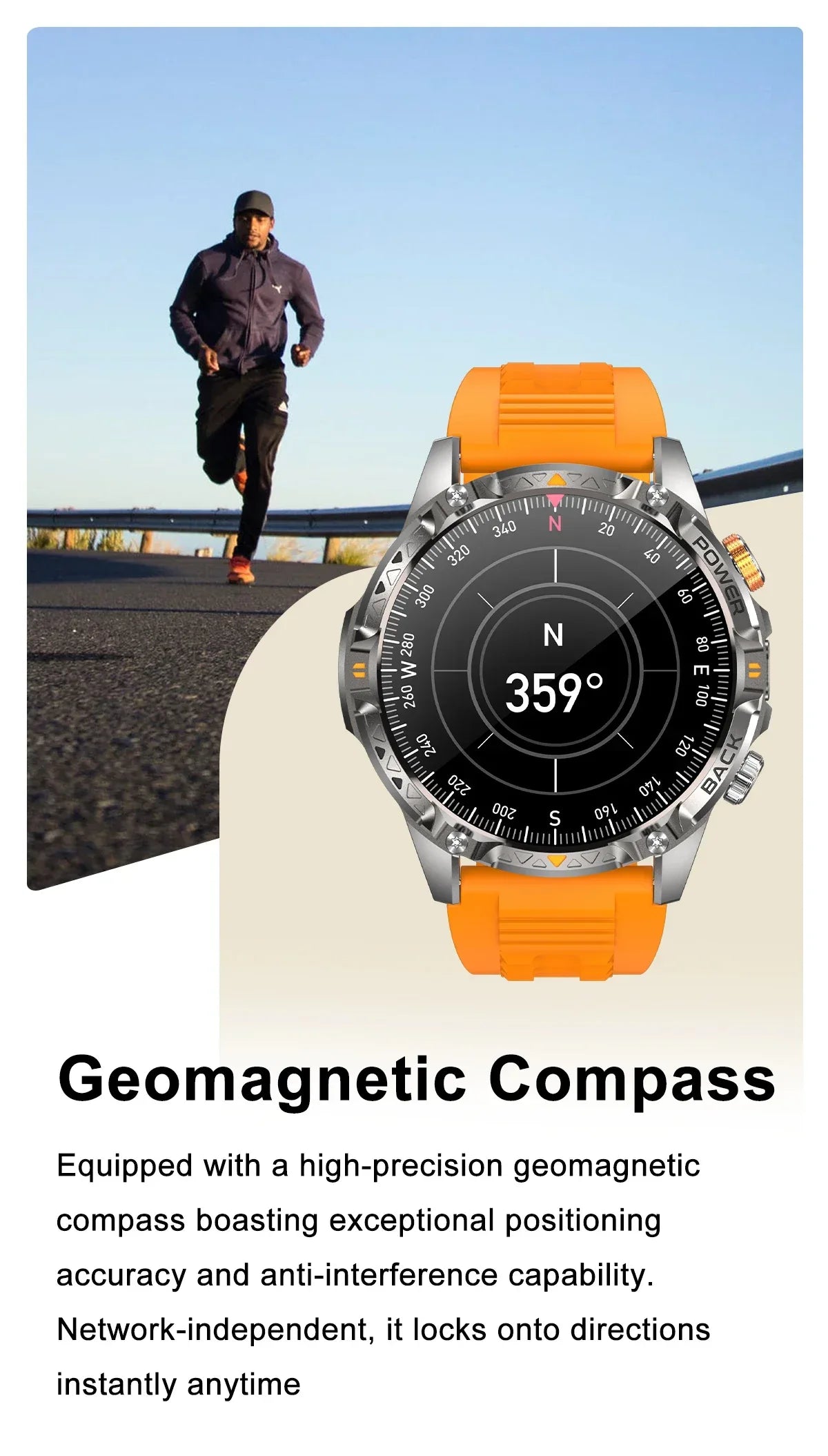 LIGE New Military For T-Rex 3 Ultra Smart Watch 1000mAh Battery IP68 Waterproof Compass Flashlight Sports Tracker Smartwatch Men