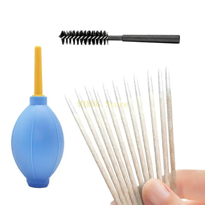 Universal Phone Speaker Cleaning Multiple Tool Set Safe for Devices Includes Soft Brushes Cotton Swabs Air Blower best sale