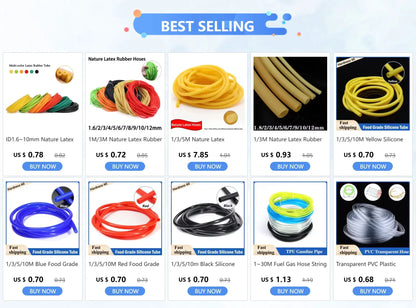 1/3/5/10M Transparent PTFE Tube For 3D Printer Parts Pipe ID 0.8 1 2 2.5 3 4 5 6 7 8 10mm F46 Insulated Hose Rigid Pipe 600V 3KV