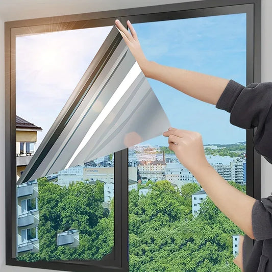 1 roll Thermal insulation film, privacy protection, sun protection, window film, UV protection, light blocking, see through film