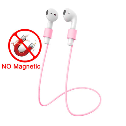 Silicone Wireless Bluetooth Headphone Neck Strap Cord String For AirPods Pro 1 2 3 Magnetic Anti-Lost Silicone Earphones Rope