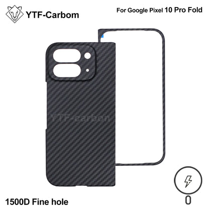 YTF-Carbon new style for Google Pixel 10 Pro fold Kevlar carbon fiber hinge protection cover ultrathin 10 Pro fold phone case