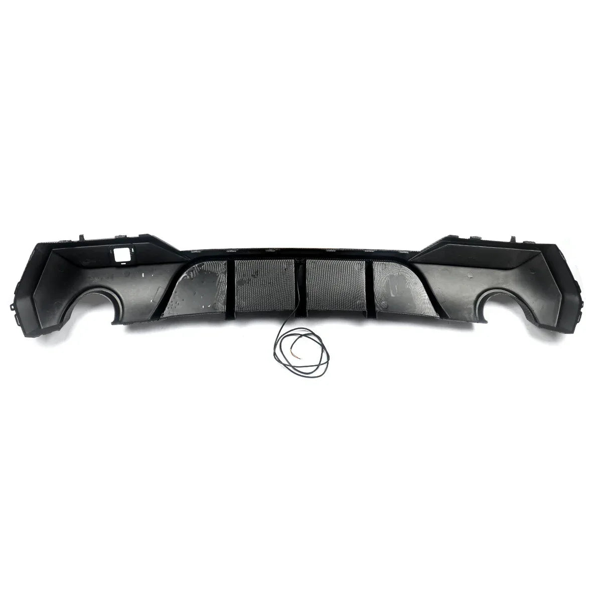 Magickit Rear Diffuser For BMW G22 G23 420i 430i 440i M Sport w/ LED 2020+ Carbon Look Rear Bumper Diffuser