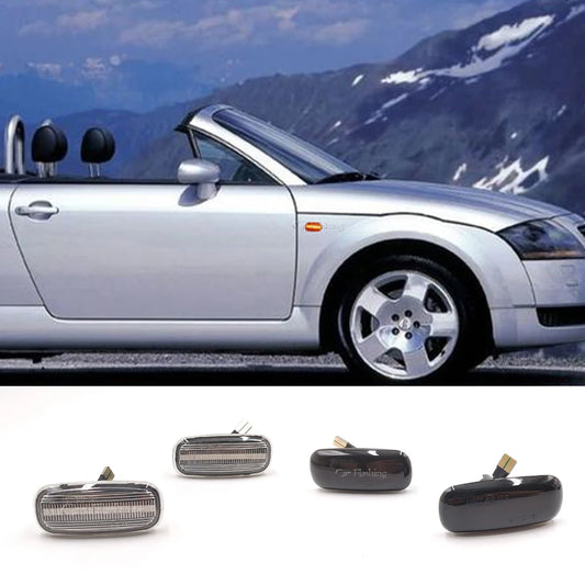 1 Set for Audi A3 S3 8L 2000-2003 A8 D2 1999-2002 TT 8N 2000-2006 LED Dynamic Side Marker Turn Signal Lights Indicator Lamps by PDG ibma