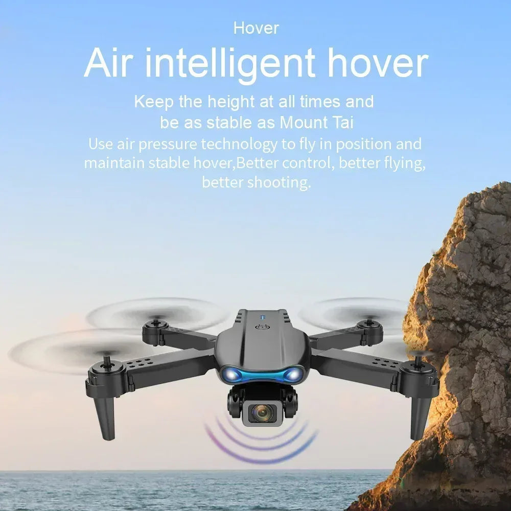 New E99Pro RC Drone 4K Professinal With 1080P Wide Angle HD Camera Foldable Helicopter WIFI FPV Height Hold Gift Toy ﻿