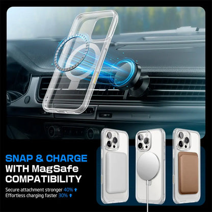 SUPCASE For iPhone 16 Pro Max Case with Camera Control Capture Button UB Mag Stand Series Slim Clear Magnetic Phone Case