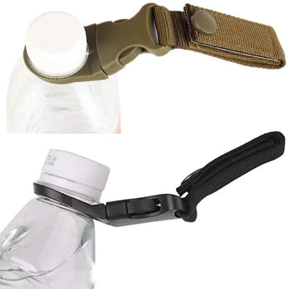 3Pcs Outdoor Tactical Nylon Webbing Water Bottle Clip Multifunctional Climbing Clip Portable Water Bottle Quick Clip Clamp Clip