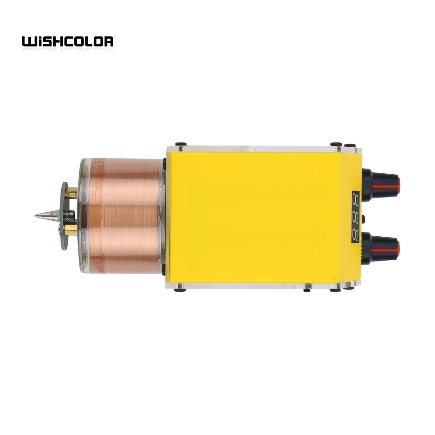 Wishcolor Handheld Tesla Coil Rechargeable Solid State Tesla Coil Manual & Automatic Modes with Yellow Shell