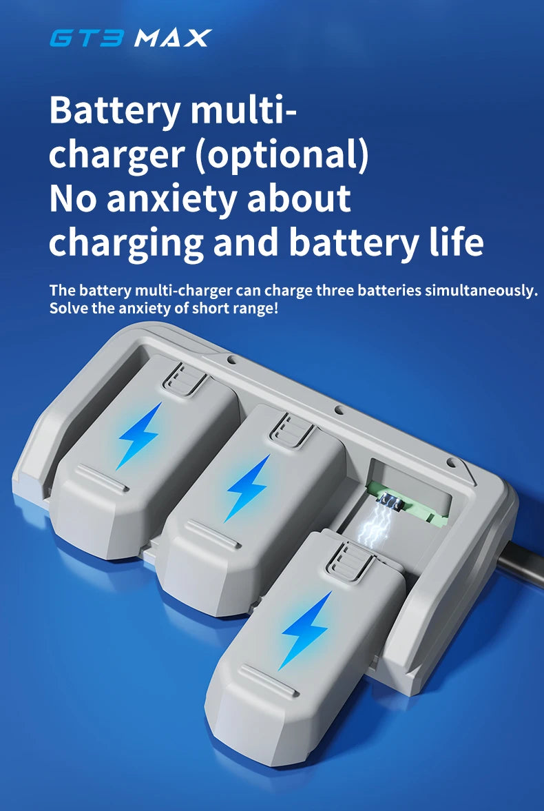 NEW Original GT3 Max Mini Drone 8K GPS Professional HD Aerial Photography Remote Control Aircraft HD Dual Camera Quadcopter Toy