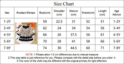 Prowow 2-8Y Kids Purple Halloween Dresses For Girls Long Sleeve Princess Mesh Spooky Spider Dress Children Halloween Costumes