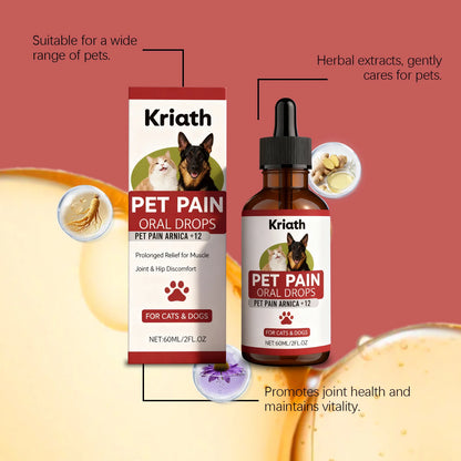 Pet Herbal Care Drops Effectively Nourish Joints Maintain Cartilage Health Enhance Resilience Gentle Ingredients Pet Joint Drops