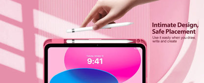 Case for iPad (A16) 11th Generation 11 Inch 2025, iPad 10th Generation Case 10.9 Inch 2022 with Pencil Holder,Protective Cover