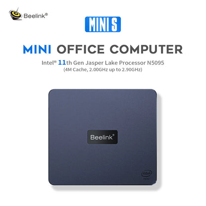 Beelink Mini S13 Intel Twin Lake N150 S12 Pro N100 16G 500G Windows 11 Mini S 11th N5095 DDR4 8GB 128GB Desktop Computer N95