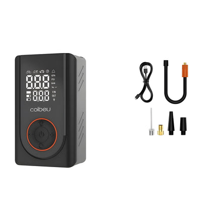 60W Wireless Portable Inflation Pump, 1800mAh Dual Battery, 5 Modes (Car/Bicycle/Motorcycle), LED, Auto Shut-Off, Type-C