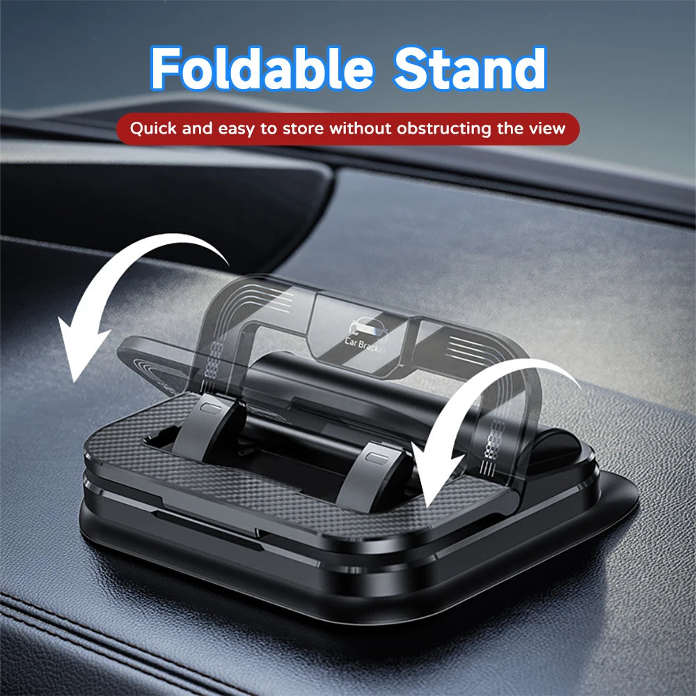Universal Dashboard Car Phone Holder Upgraded Silicone Phone Mount for Car Dash Anti-Slip Pad Mat Phone Holder with Number Plate