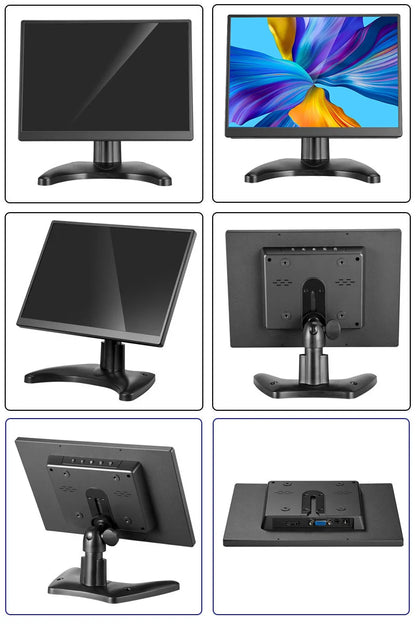 10.5 Inch CCTV Security Monitor 15:10 TFT LCD Screen 1920*1280 FHD Small TV Computer Display for PC CCTV With HDM VGA Interface