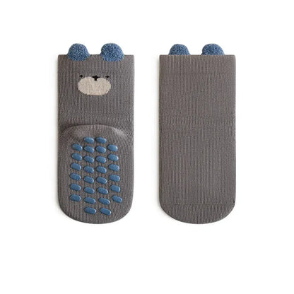 Children's Socks For Girls Boys Cotton Fashion Autumn Winter Kids Boy Girl Sock Cute Soft Baby Toddler Home Sock Anti Slip 3-5Y