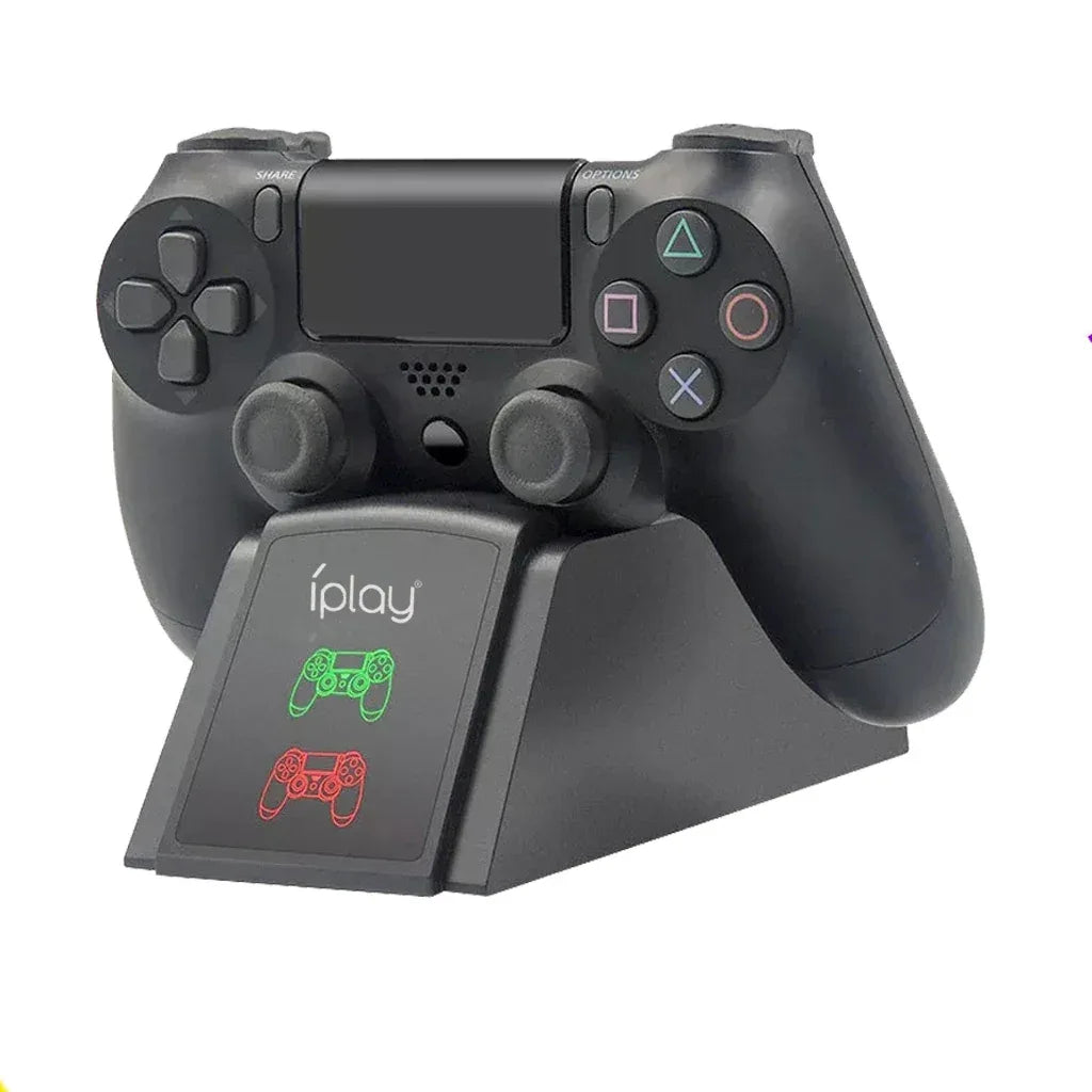 PS4 Controller Fast Charging Dock Station Dual Charger Stand with Status Indicator for Play Station 4/PS4 Slim/PS4 Pro