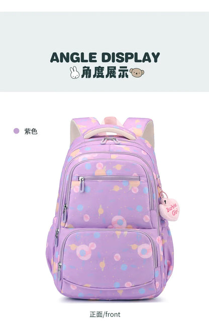Child Girl Backpacks Primary Junior High School Bags for Girls Children Kids Bookbag Backpack 2025 Back to School Girl Schoolbag