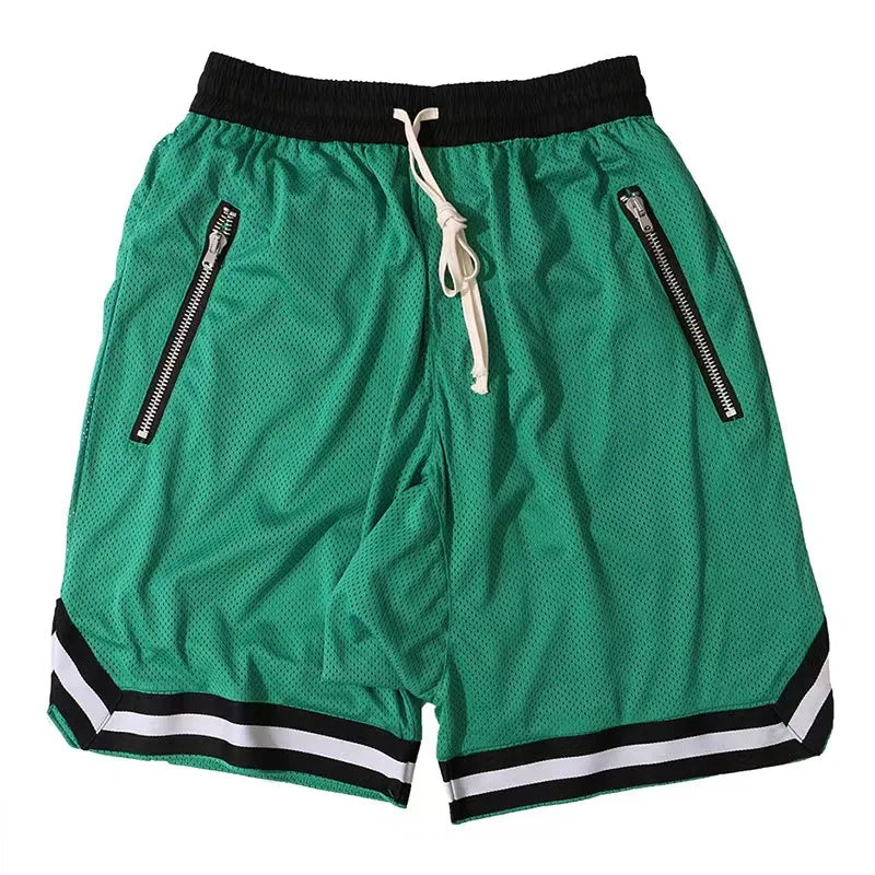 Men Slim Sports Basketball Shorts Mesh Quick Dry Gym Shorts for Summer Fitness Joggers Casual Breathable Short Pants Scanties