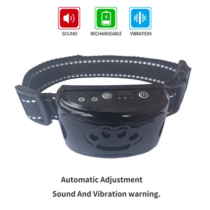 Pet Dog Anti Barking Device USB Electric Ultrasonic Dogs Training Collar Dog Stop Barking Vibration Anti Bark Collar Dropship