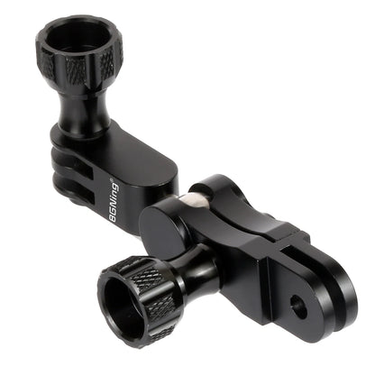 Universal Aluminum Arm Adapter Mount Bracket Connector W/ Knob 1/4'' Inch Screw for GoPro for OSMO Action YI Sports DSLR Cameras