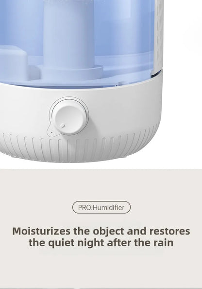 5L Large Capacity Air Humidifier Smart Humidifier with Rotating Mist Auto Shut-Off High Fequency Humidifier Ultra Quiet for Home