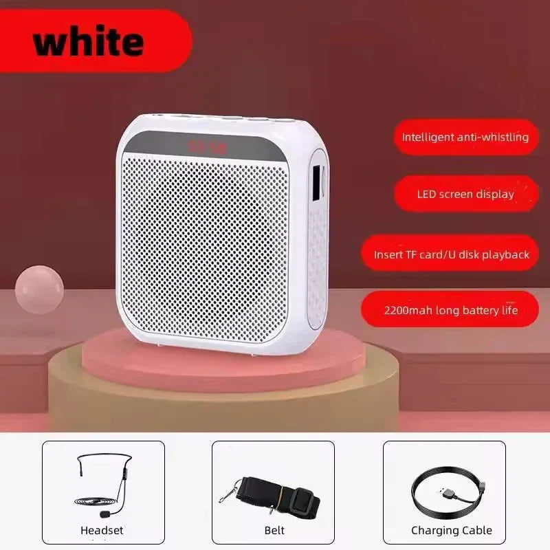 Bullhorn Megaphone Shop Voice Sound Audio Amplifier For Portable Speaker With Microphone Megafon Loudspeaker Teacher Amplified