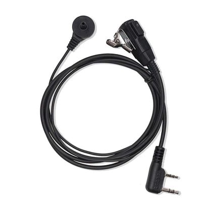 2 Pin PTT MIC Headset Covert Acoustic Tube In-ear Earpiece For Kenwood TYT Baofeng UV-5R BF-888S CB Two Way Radio Accessories