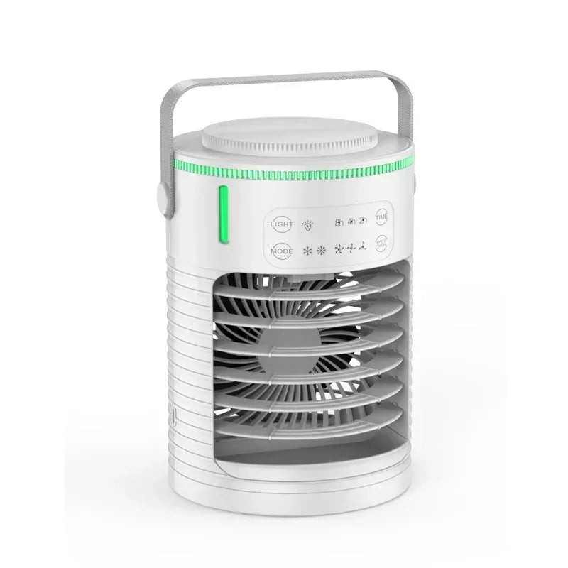Desktop Air Conditioner Portable Air Conditioner Small Air Cooler Hydrocooling Portable Air Adjustment for Office Cooling Fans