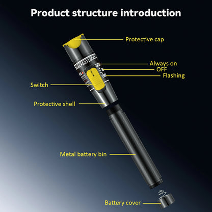 Fiber Optic Cable Tester Pen 30/50/80/100mw Visual Fault Locator SC/FC/ST 2.5mm Interface VFL 30/50/80/100Km Range