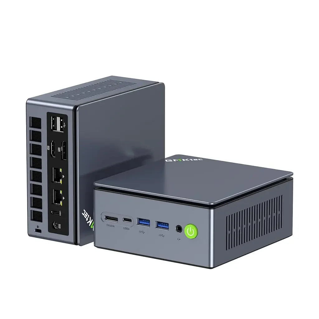 GMKtec Mini PC K11 K8 PLUS M7 AMD Ryzen R9 8945HS R7 8845HS 6850H Windows 11 WiFi6 2*DDR5 USB4.0 2.5G LAN OCulink Gamer Computer