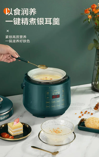 SUPOR 2.3L Electric Pressure Cooker Mini Rice Cooker Small Stainless Steel Electric Cooker High Quality Kitchen Appliances