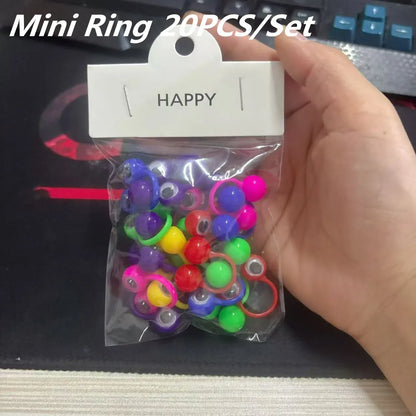 5/10/20Pcs Active Eye Ring Children Parent-child Props Cool Practical Jokes Finger Toys personality Event Giveaway Gags Gifts