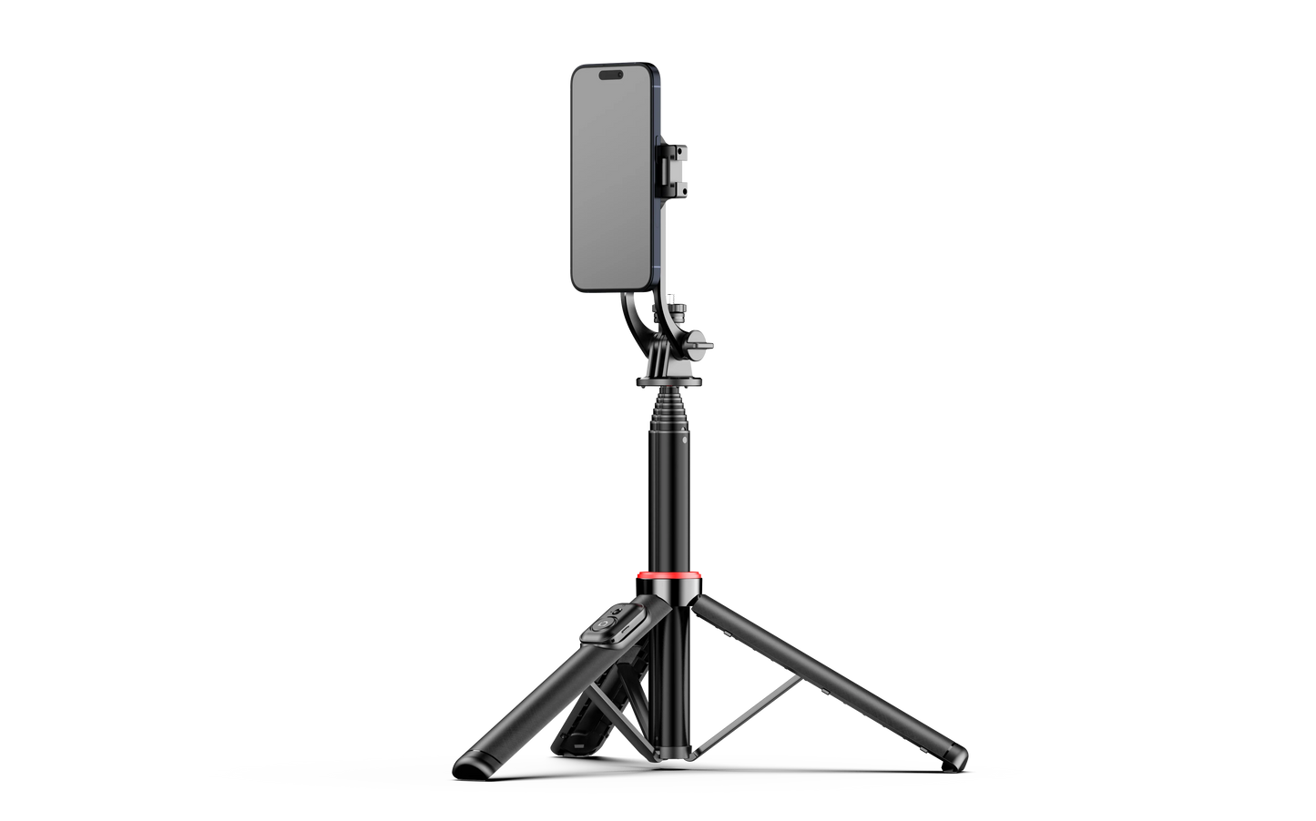C20 Magnetic Selfie Stick Tripod for iPhone 12-16 Pro Max Travel Stand with Magsafe Phone Clamp for Android Smartphone