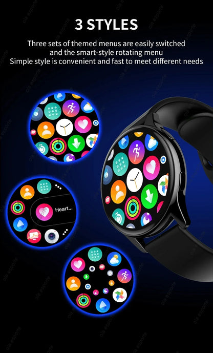 Bluetooth Call Smart Watch Pro 1.39-Inch Custom Dials Music Sports Men Women Watch 6 Health Monitor Smartwatch For Android IOS