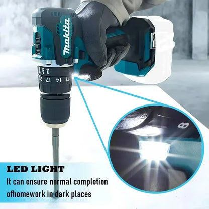 Makita DDF487 18V 10mm Brushless Cordless Drill Driver, Original 2-in-1 Drill & Screwdriver Tool (Batteries Not Included)