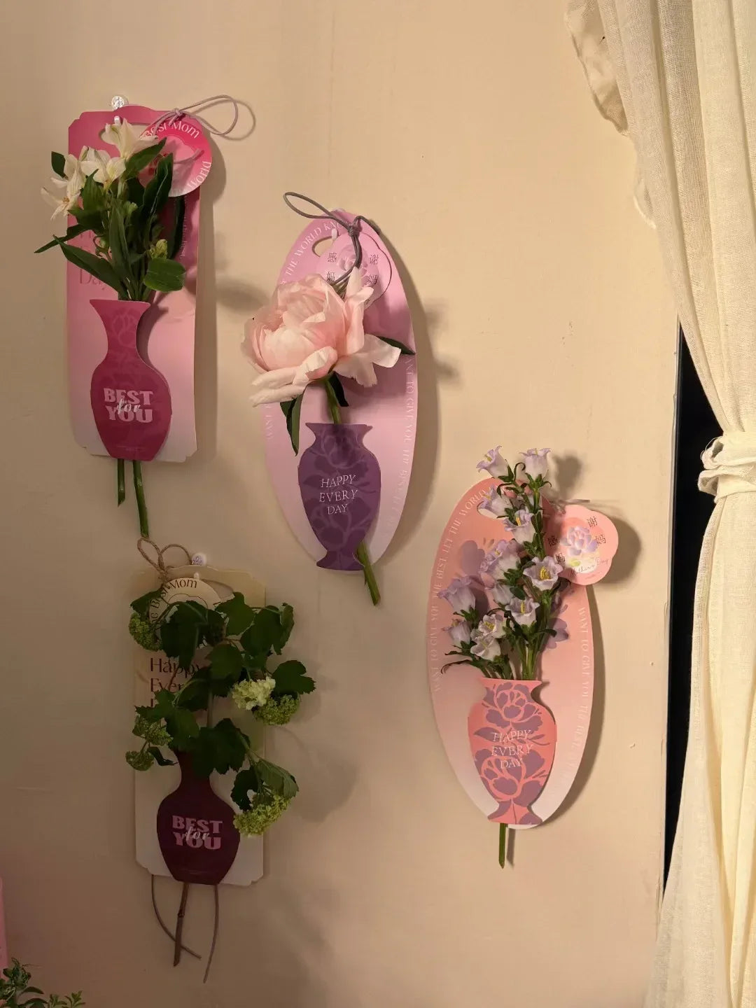10Pcs Mother's Day Flower Box Creative Vase Shape Single Bouquet Flower Arrangement Handbag Valentine's Day Wedding Gifts Decor