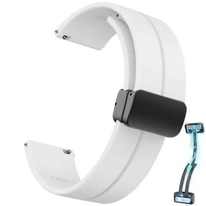 20 22mm Watch Band For Samsung Galaxy watch 6/4/5 pro/gear s3/active 2/classic Sport Magnetic Strap for Huawei GT 2 2e 3 Band