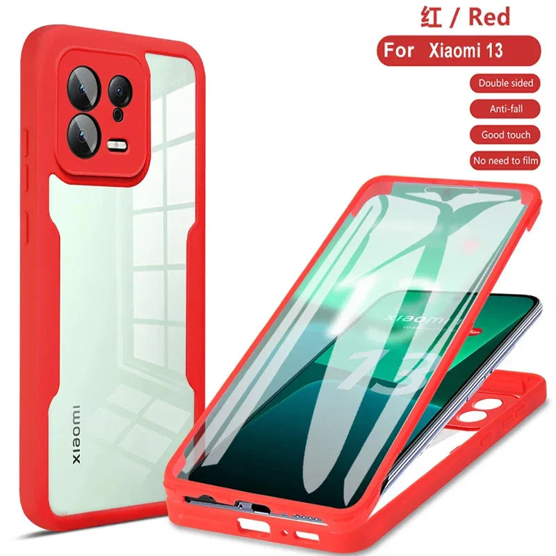 360 Full Body Protective Phone Case For Xiaomi Mi 14 Ultra  Mi14 13 12 Pro Xiaomi 13T 12T Mi 13 12 Lite 12X Built Screen Cover