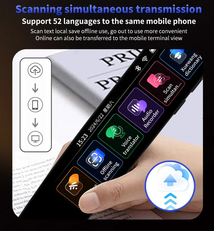 Translation Pen For Teacher Student Smart Voice Scan Translator Pen Multifunction Dictionary Translation Business Travel Abroad