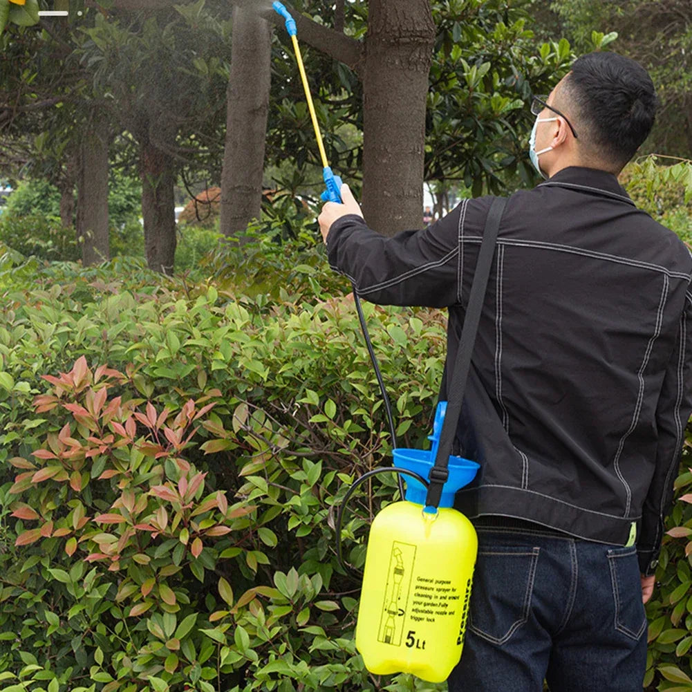 2/3/5L Garden Sprayer Water Pump Pressure Sprayer Adjustable Strap Plant Spray Bottle Lawn Agriculture Gardening Irrigation Tool