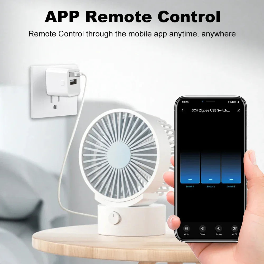 Tuya Smart WiFi/Zigbee Micro USB Adaptor Switch 5V Mini 1 2 3 USB Power Adaptor Smart Life Control Via Alexa Google Yandex Alice