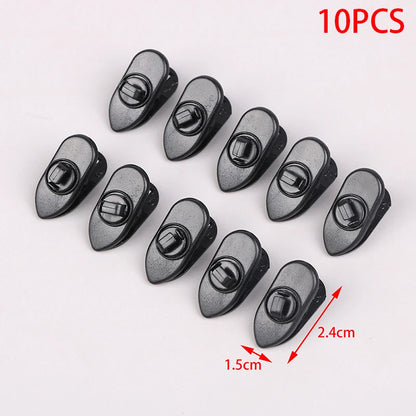 10PCS Earphone Cable Wire Clip Cord Collar Plastic Nip Clamp Organization Holder Headset Audio Line Protable